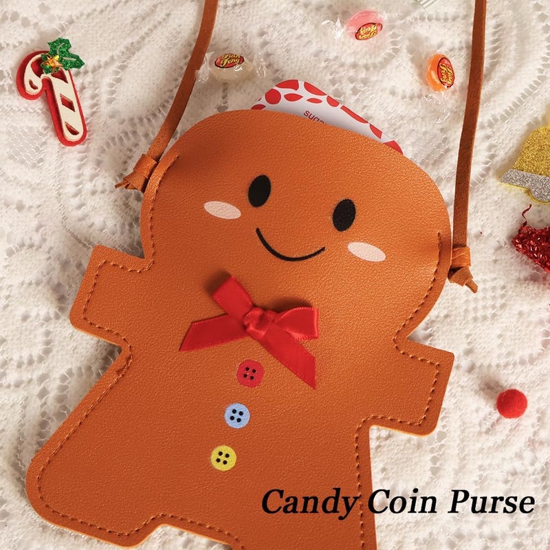 DCLOVERY Store Cute Toddler Purse for Girls，Christmas Exquisite Leather Small Purse Crossbady Wallets Girls Toddlers Birthday Gift - Image 3